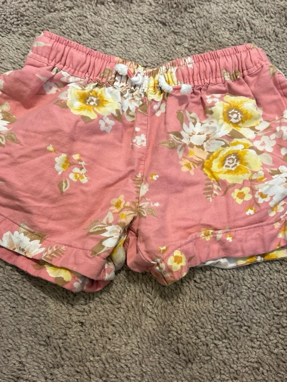 Justice White Girls' Bike Shorts